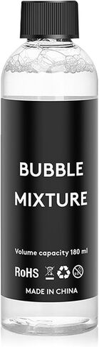 Tenro Edible Bubble Solution Refill - 180ml Large Bottle | Makes 1000+ Long-Lasting Bubbles | Vegan, Non-Toxic | Bubble Mixture, Suitable for Bars and Gatherings. in Saudi Arabia