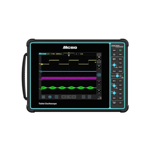 Micsig Tablet Oscillscope STO1004، راسم الذبذبات التشخيصي المحمول المحمول مع 4 قنوات 100 ميجا هرتز عرض النطاق الترددي 1GSa/s معدل أخذ العينات 70 ميجابت في الثانية عمق الذاكرة، 8 بوصة شاشة تعمل باللمس (STO1004) in Kuwait