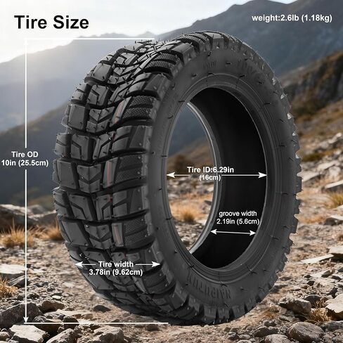 GYL 100/65-6.5 Off-Road Vacuum Tire,11in Tubeless Tire for Zero 11x,Sealup, Dualtron Ultra/Thunder, Speedual Plus Electric Scooter Anti-slip Wear-resistant in Saudi Arabia