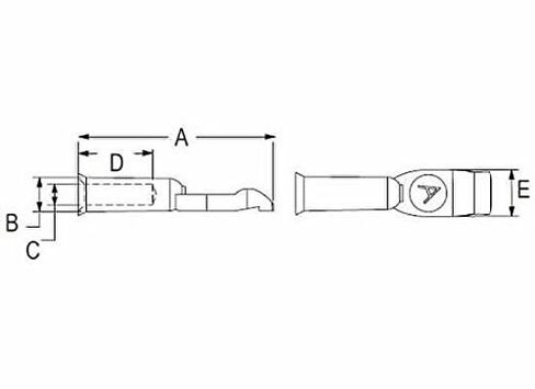 6400G2 موصل بطارية أندرسون الأصلي SB350 برتقالي 4/0 AWG in Kuwait