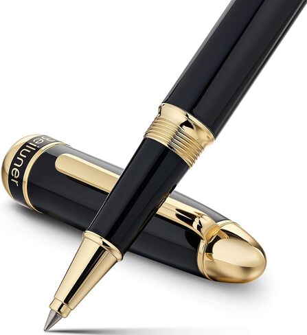 بيلونر 315 قلم كرة الدوارة الفاخرة ، كروم الفضة المذهلة مع الانتهاء من الذهب 24K ، الحرف اليدوية الفاخرة ، أفضل هدية القلم مجموعة للرجال والنساء ، التخرج ، التنفيذي ، المكتب ، يتوهم ، أقلام لطيفة in Kuwait