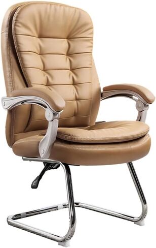 Classic Office Chair Bow-Shaped Computer Chair Conference Staff Office Chair Backrest Reclining Home Desk Chair Desk Task Chair in Saudi Arabia