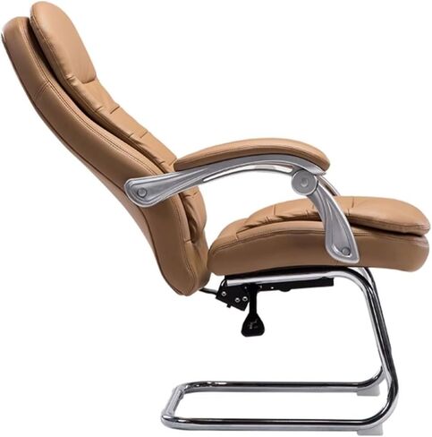 Classic Office Chair Bow-Shaped Computer Chair Conference Staff Office Chair Backrest Reclining Home Desk Chair Desk Task Chair in Saudi Arabia