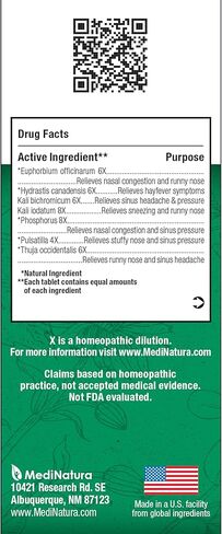 MediNatura BHI Multi Symptom Flare-Up Defense Bundle Sinus Relief Tablets (100) Mucus Relief Tablets (100) + Allergy Relief Tablets (100) Homeopathic Relief - Fast-Acting, Quick-Dissolve in Saudi Arabia