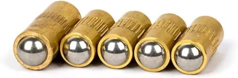 RWRAPS 2 قطعة كرة اتصال كروية مزدوجة الرأس من النحاس الدقيق المنقوش لتحديد المواقع، اضغط على صامولة أجهزة المكبس الكروي (قطعتان M7x14) in Kuwait