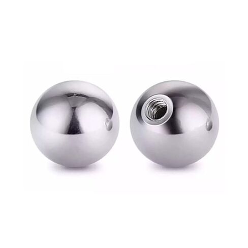 Solid 304 Stainless Steel Ball,M14 semi-Threaded Ball Head Screw,Diameter: 40mm-60mm[1pcs](30mm*m14) in Saudi Arabia