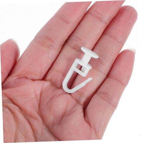 50Pcs Curtain Track Hooks Ceiling Sliding Glider Accessories for Living Room Bedroom Shower Rv and Garage Dividers Noise Operation and Elegant Design in Saudi Arabia
