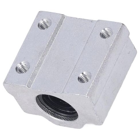 Linear Ball Bearing Slide Block 8PCS Aluminum Alloy Low Friction CNC Slide Block Smooth Motion Stable Bearing for 3D Printer Electronic Equipment Packaging Machinery in Saudi Arabia