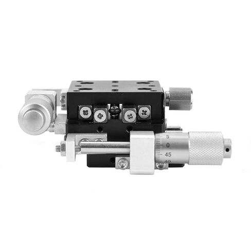 XY Axes 40x40mm LY40-CM Stage Linear Ball Bars Precision Manual Displacement Platform Applicable for Optical Measuring Equipment Aluminum in Saudi Arabia