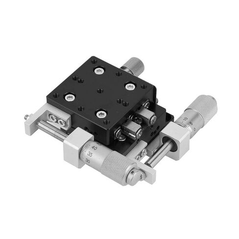 XY Axes 40x40mm LY40-CM Stage Linear Ball Bars Precision Manual Displacement Platform Applicable for Optical Measuring Equipment Aluminum in Saudi Arabia