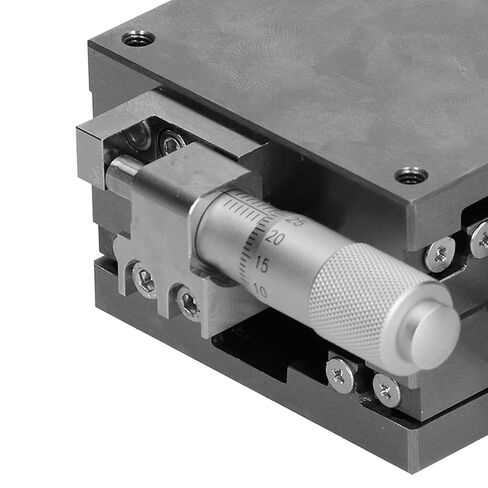 Sliding Stage Manual Fine Tune Ball Guide Linear Displacement Platform XYLBS60 60x60mm Aluminum Alloy Lightweight Durable for Optical Experiment Measurement in Saudi Arabia