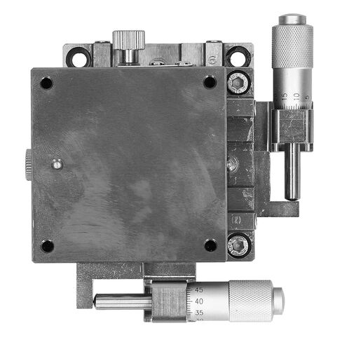 Sliding Stage Manual Fine Tune Ball Guide Linear Displacement Platform XYLBS60 60x60mm Aluminum Alloy Lightweight Durable for Optical Experiment Measurement in Saudi Arabia