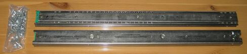 #US Devices CLB-307-18 Telescoping Ball Bearing Steel 19" Slides - 1 Pair in Saudi Arabia