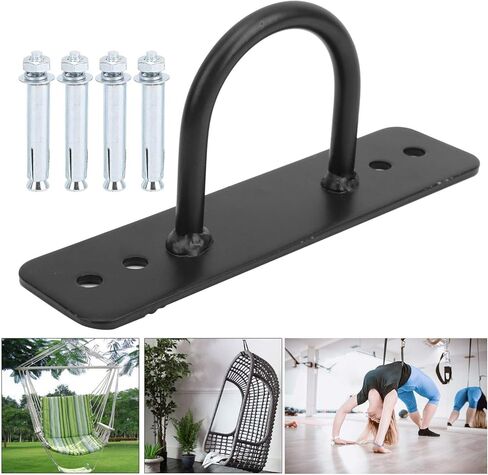 Rope Wall Ceiling Mount Bracket Hook Hammock Sand Bag Swing Fixing Hangers with Screws for Yoga Fitness Exercise in Saudi Arabia