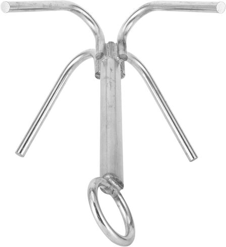 4 Claw Anchor 316 Stainless Steel Grappling Hook, Marine Boat Anchor with Anti - Rust Design, Compact Outdoor Tool for Yacht Fishing Climbing and Salvage in Kuwait
