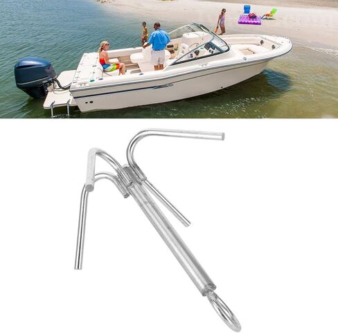 4 Claw Anchor 316 Stainless Steel Grappling Hook, Marine Boat Anchor with Anti - Rust Design, Compact Outdoor Tool for Yacht Fishing Climbing and Salvage in Kuwait