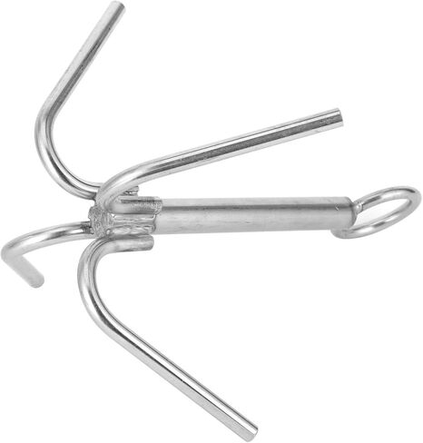 4 Claw Anchor 316 Stainless Steel Grappling Hook, Marine Boat Anchor with Anti - Rust Design, Compact Outdoor Tool for Yacht Fishing Climbing and Salvage in Kuwait