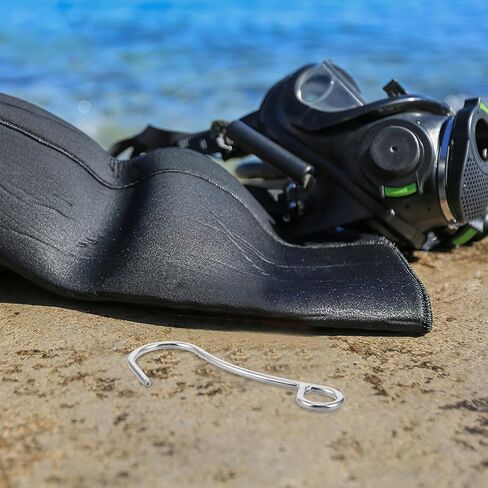 DOITOOL Stainless Steel Scuba Diving Flow Hook Single Prong Drift Hook Technical Diving Gear for Reef Anchoring and Underwater Use in Saudi Arabia