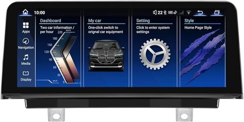 Retrofit Stereo Car Retrofit لـ BMW F30 F32 F33 F34 F35 F20 F21 F22 (2012-2017)-وحدة رأس NBT CIC مع Carplay Android Auto ، 320i 328i in Kuwait