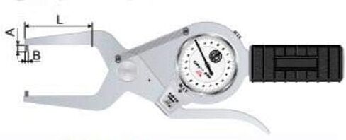 External Caliper Gage, Range: 20-40mm, 0.01mm, A: 6mm, B:ø3mm, L:60mm in Kuwait