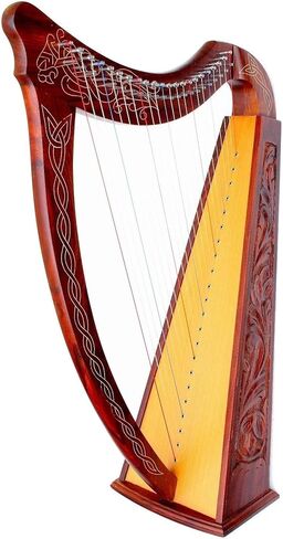 35 "تشخيص 22 سلاسل غير رافعة من خشب الورد + حقيبة + مفتاح ضبط أيرلندي سلتيك لاب فولك DH-800 in Kuwait