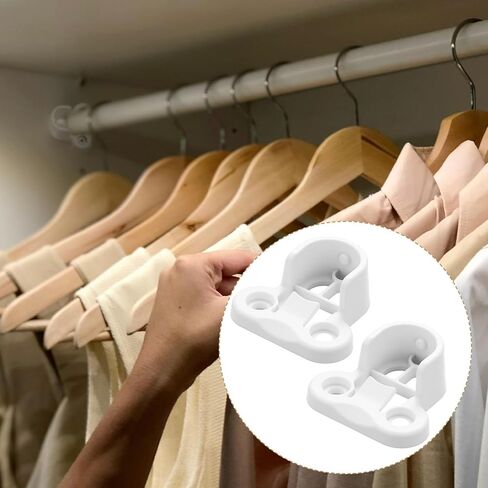 Nuanchu 4 حزمة استبدال الأقواس البيضاء خزانة استبدال الأقواس عدة حاملات السكك الحديدية متوافقة مع نظام خزانة IKEA Pax Komplement in Saudi Arabia