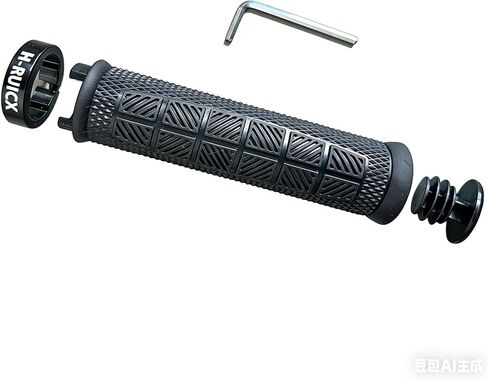 Bicycle Handlebar Grips, Black Rubber, 22.2mm Diameter, Ergonomic Non-Slip Design, 5.24 Inch Length, Bike Grips, Universal Fit for Mountain, BMX,MTB,and Road Bikes in Saudi Arabia