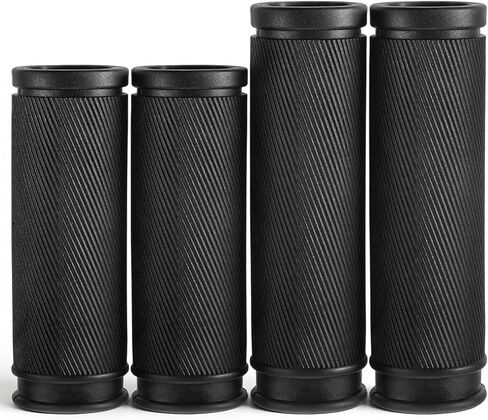 ElevateTech 4Pcs Bike Handlebar Grips Mini Bike Grips Bicycle Grip Replacement BicycleGrips Rubber Anti-Slip for Mountain Fit Twist Shift and Revoshift Comfortable Ergonomic Black in Saudi Arabia