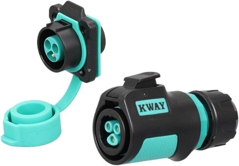 M20 reverse aviation and socket 2-3-4 core 5-7-9 pin power square seat quick connector(4 core plug T4 square socket 25A500V) in Kuwait