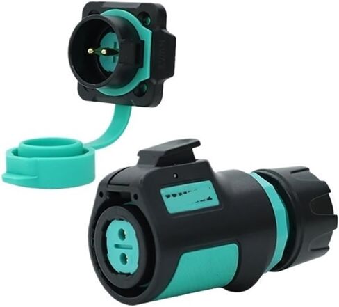 M20 reverse aviation and socket 2-3-4 core 5-7-9 pin power square seat quick connector(4 core plug T4 square socket 25A500V) in Saudi Arabia