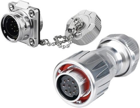 DZ-20 industrial aviation with four holes for reverse installation, high and low temperature resistant, metal cover, male and female connector(14 core) in Kuwait