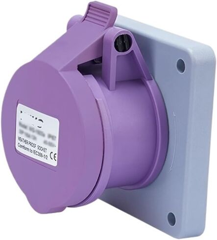 IP44 European standard low voltage industrial and socket 20-25V waterproof aviation connector three core 16A32A(32A concealed socket) in Kuwait