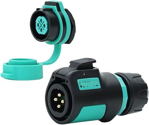 M20 aviation socket 2-3-4 core 5-7-9-12 pin power round socket quick connector(3 core plug A3 rear nut seat 25A500V) in Kuwait