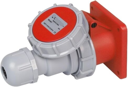 IP67 waterproof industrial aviation male and female docking five-core 16A three-phase explosion-proof socket 220(Surface mounted suit) in Kuwait