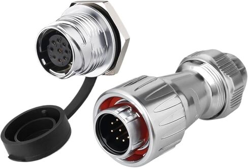 DZ-20 metal aviation single hole 2 3 4 5 7 9 12 core industrial equipment power connector(4 core) in Kuwait