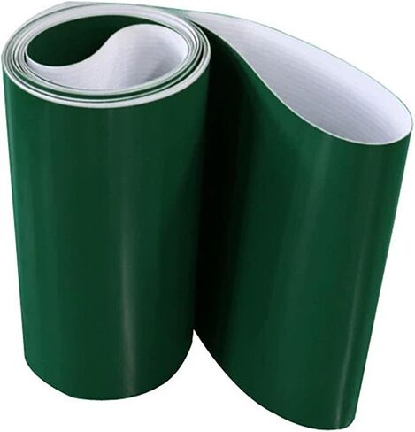 PVC Wear-Resistant Conveyor Belt, Drum Conveyor Feed Belt，O-Type Flat Conveyor Material Rubber Sheet Roll for Airports Luggage Transportation(25x120cm/9.8x47.2in) in Saudi Arabia