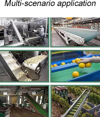 PVC Wear-Resistant Conveyor Belt, Drum Conveyor Feed Belt，O-Type Flat Conveyor Material Rubber Sheet Roll for Airports Luggage Transportation(25x120cm/9.8x47.2in) in Saudi Arabia