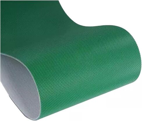 Industrial Transport Conveyor Replacement Belts, PVC Conveyor Replacement Belt Material, Green Material Handling Conveyor Belt for Packaging Factory Production Line Home(1200x240mm) in Saudi Arabia