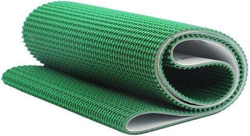 حزام ناقل PVC بديل لسطح المكتب، حزام ناقل PVC أخضر، حزام صناعي لخطوط إنتاج مصنع التعبئة والتغليف (120 × 28 سم / 47.2 × 11 بوصة) in Saudi Arabia
