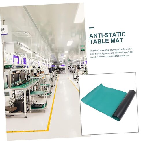 LIFKOME 1pc Static Desk Mat Long Multifunction Mat for Building Rubber Cushion Protective Experiment Supply in Saudi Arabia