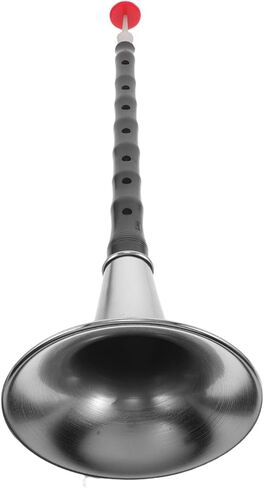 Suona D Key أداة الرياح الصينية التقليدية وعاء من خشب الأبنوس مطلي بالفضة، جسم من الراتنج ABS، قوة عالية ومقاومة للتآكل، أداة موسيقية شعبية للمبتدئين للمناسبات الثقافية in Saudi Arabia
