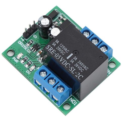 DPDT Self-Locking Relay Module 2 Pack with Power Indicator, 6-24V DC Relay for 5A Load Current, Double Pole Double Throw Switch Control in Saudi Arabia