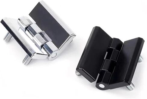 3Pcs CL226-3A Zinc Alloy with Stud Screw Hinge Industrial Machinery and Equipment Box Body Door Hinge (Color : 3pcs-black-226-3A) in Saudi Arabia