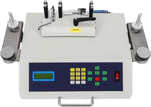 عداد مكونات SMT SMD أوتوماتيكي، آلة عد أجزاء بكرة 50 وات مع شاشة LCD وكشف التسرب، مناسب لأي حجم عجلة حزام in Saudi Arabia