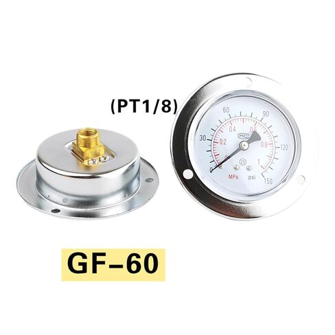 Stable Brass Pneumatic Pressure Gauges Meter Ensures Accurate & Consistent Readingsfor Industrial Applications Mechanical Engineering Tool in Saudi Arabia