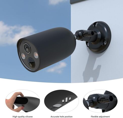 دعامة تثبيت على الحائط مع غطاء من السيليكون متوافق مع كاميرا الأمان Tapo MagCam C425، وTapo SolarCam C402 in Kuwait