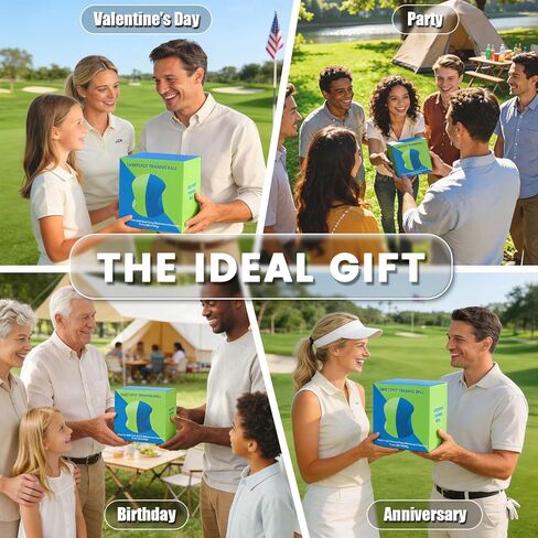 Golf Training Aid, Golf Swing Trainer, Smart Ball, Golf Swing Ball with Soft Memory Foam and Adjustable Lanyard, Enhances Swing Precision and Corrects Slicing, Scooping and Chicken Wing for Golfers in Saudi Arabia