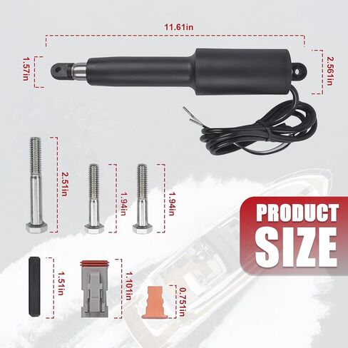 استبدال محرك تبويب القارب لسلسلة Lenco 102 4-1/4 "السكتة الدماغية 15059-001 in Saudi Arabia