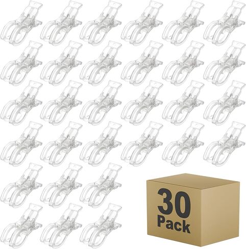 15 قطعة من مشابك قوس البالون، مشابك زنبركية شفافة كبيرة للخلفية، مشابك بلاستيكية مقاس 3.5 بوصة لوازم تزيين أعياد الميلاد، مناشف الشاطئ، الحرف اليدوية، استوديوهات التصوير الفوتوغرافي في حمام السباحة in Kuwait