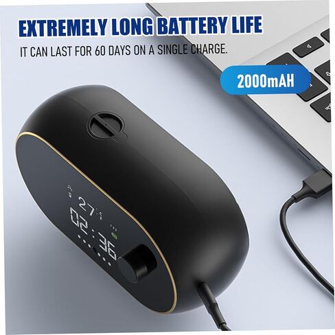 موزع صابون أوتوماتيكي بدون لمس على الحائط، موزع ذكي قابل لإعادة الشحن مع عرض الوقت/درجة الحرارة in Kuwait